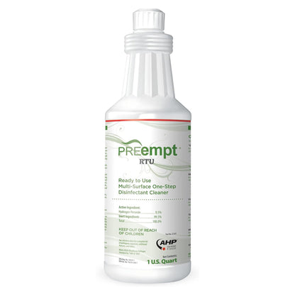 PREempt® RTU Surface Disinfectant Cleaner Peroxide Based Manual Pour Liquid 32 oz. Bottle Scented NonSterile (1017291_EA)