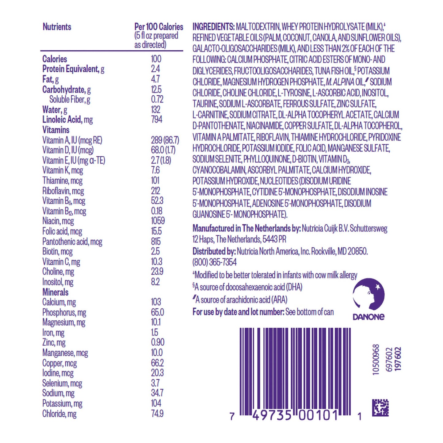 Pepticate™ Infant Formula Unflavored 13.2 oz. Can Powder Cow's Milk Allergy (1251155_CS)