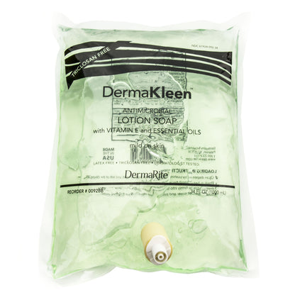 DermaKleen® Antimicrobial Soap Lotion 1,000 mL Dispenser Refill Bag Scented (442547_BX)
