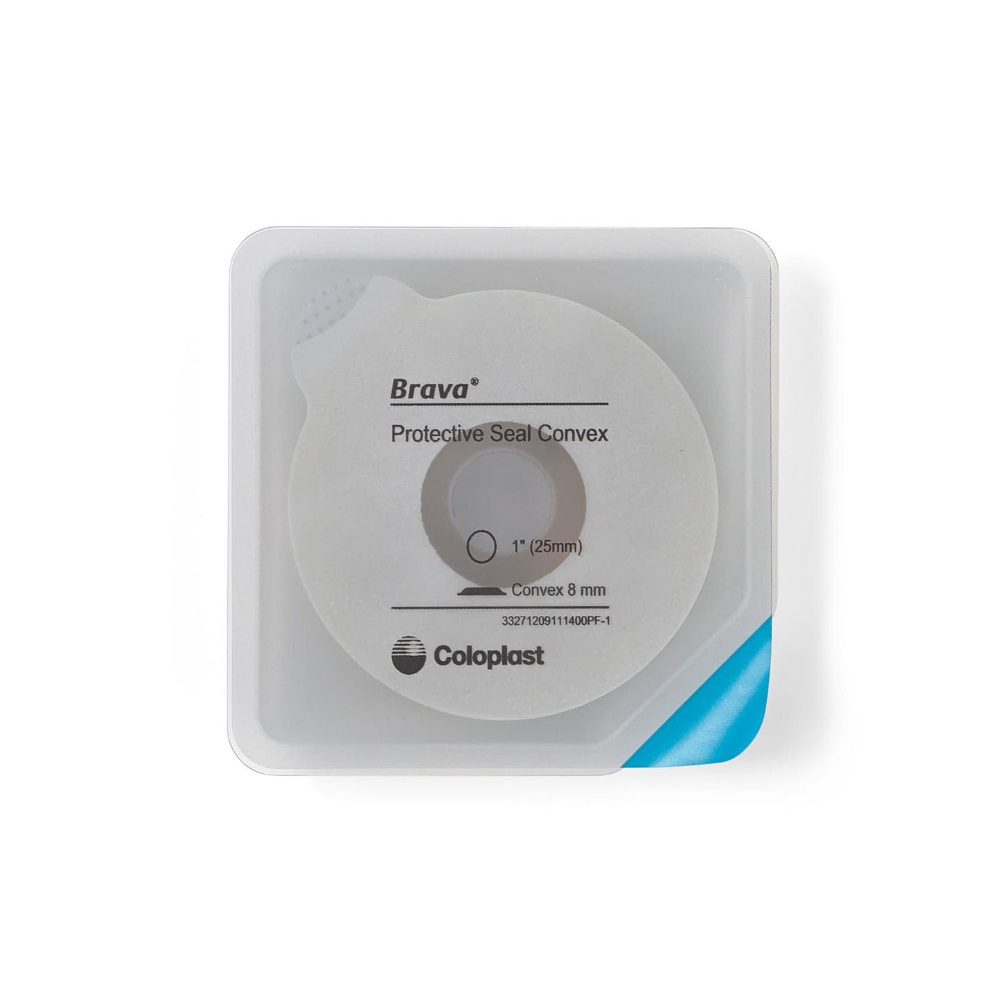 Brava® Ostomy Seal Convex, Starter Hole 1 Inch (25mm) (1194626_BX)