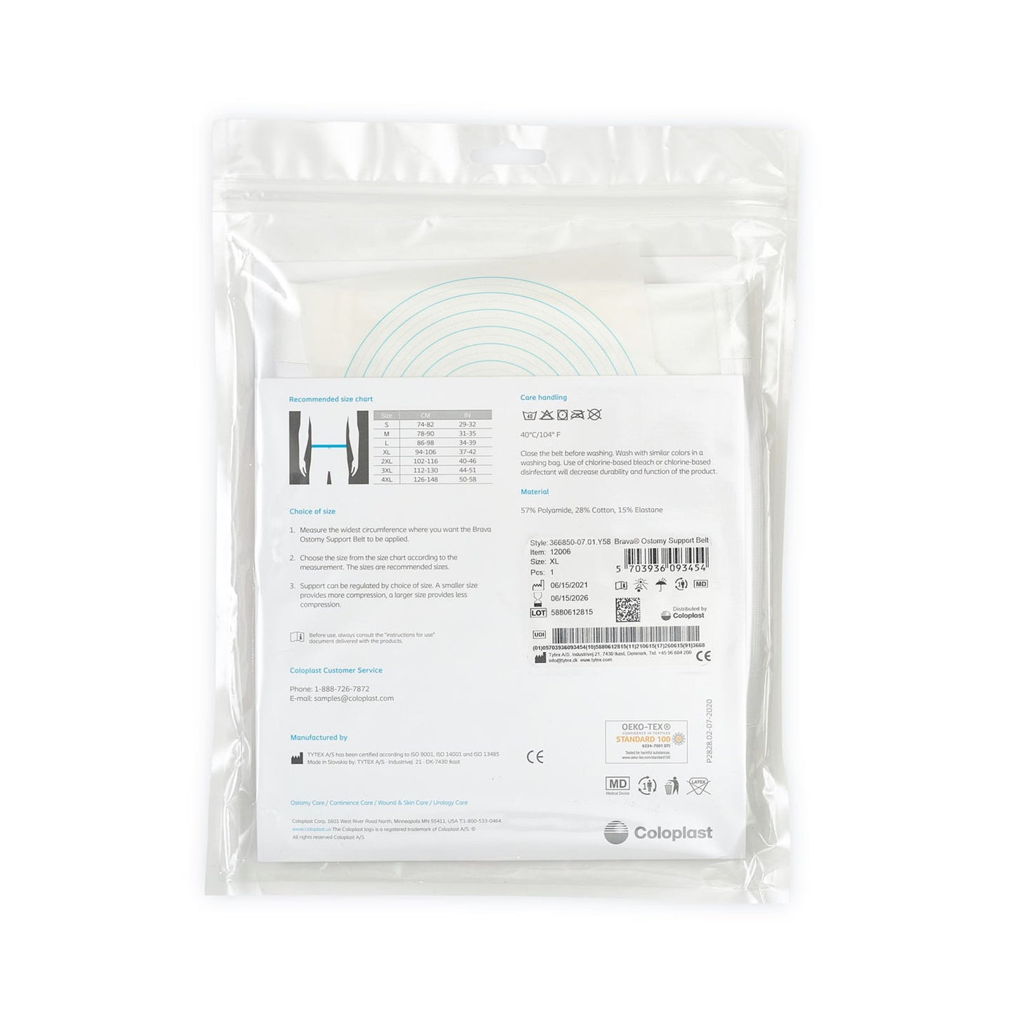 Brava® Ostomy Support Belt Brava® (1124363_EA)