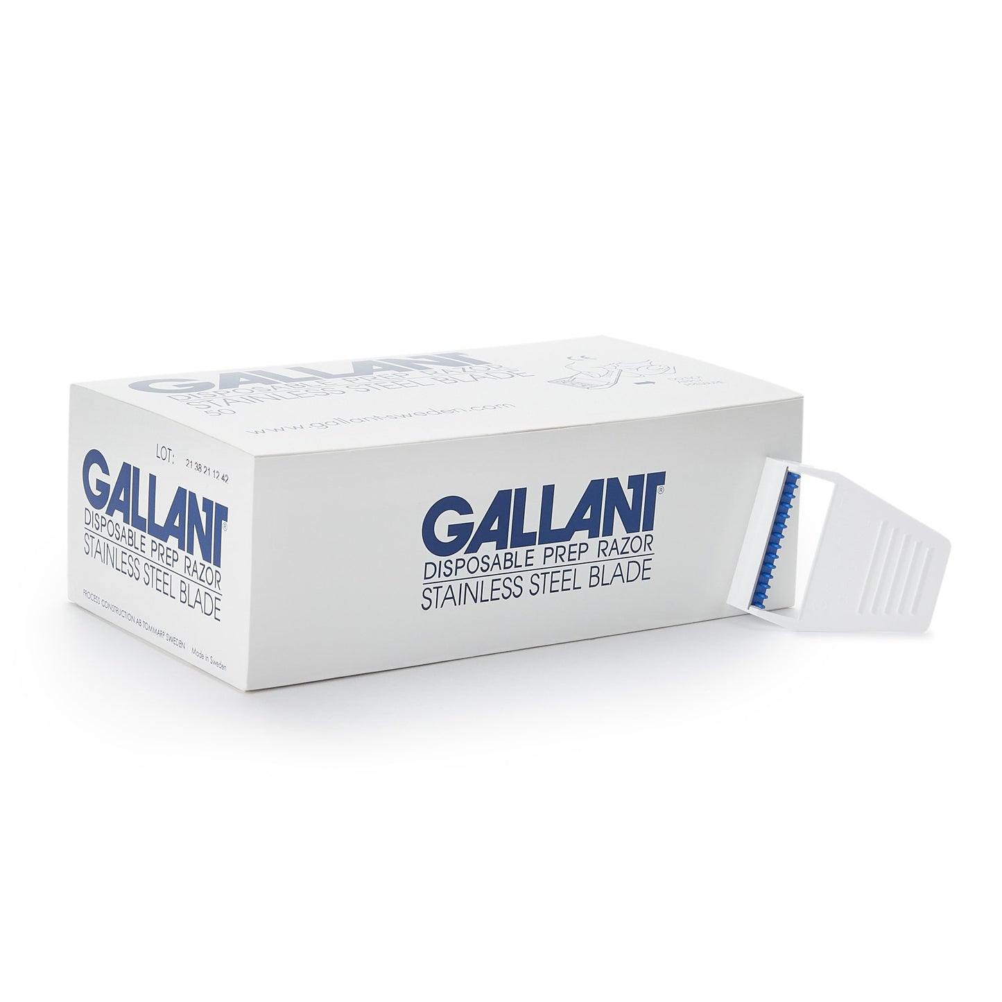 Gallant® Surgical Prep Razor Single Edge Single Blade NonSterile Disposable (795601_BX)