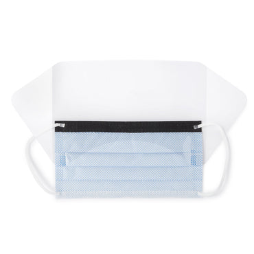 Precept® FluidGard® 160 Procedure Mask with Eye Shield Anti-fog Foam ASTM Level 3 Earloops One Size Fits Most (446811_CS)