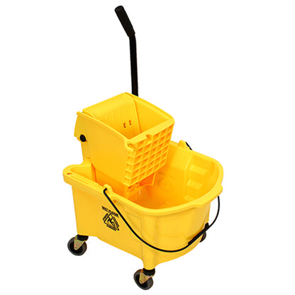 Impact® Premium 26 Quart Sidepress Bucket & Wringer, Yellow, 1/Case (IMP9Y2626-3Y)