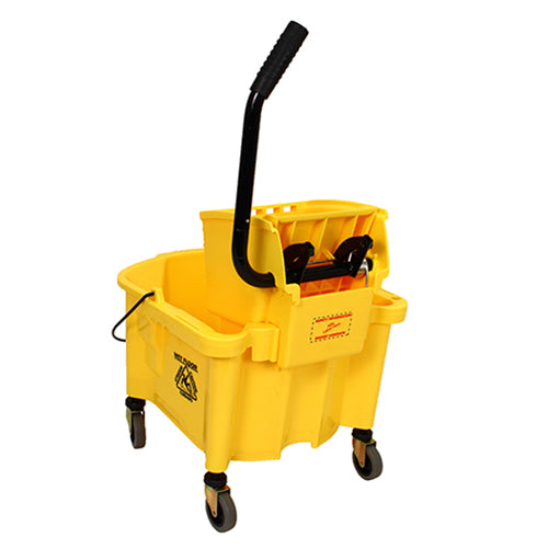Impact® Premium 26 Quart Sidepress Bucket & Wringer, Yellow, 1/Case (IMP9Y2626-3Y)