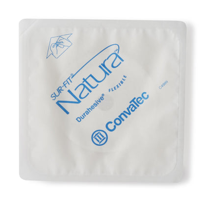 Sur-Fit Natura® Ostomy Barrier Trim to Fit, Extended Wear Durahesive® Adhesive 45 mm Flange Hydrocolloid 1 to 1-1/4 Inch Opening 4 X 4 Inch (461920_BX)