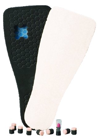 Peg Assist™ Insole Removable Peg EVA / Foam / Poron Cover Male 6 to 8 Blue (683936_EA)