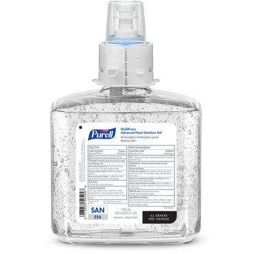 Purell® Healthcare Advanced Hand Sanitizer 1,200 mL Ethyl Alcohol Gel Dispenser Refill Bottle (1087430_CS)