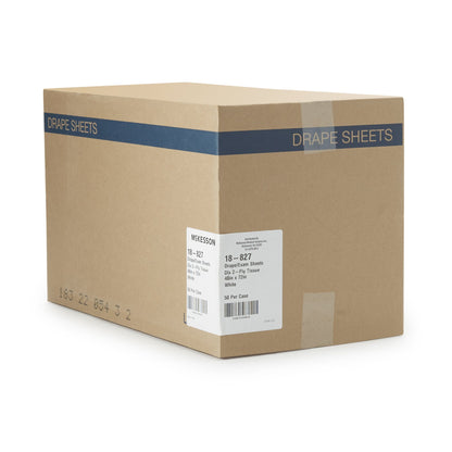 McKesson General Purpose Drape Physical Exam Drape 40 W X 72 L Inch NonSterile (40425_CS)