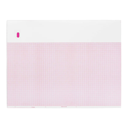 GE Recording Chart Paper Z-Fold Red Grid (457927_EA)