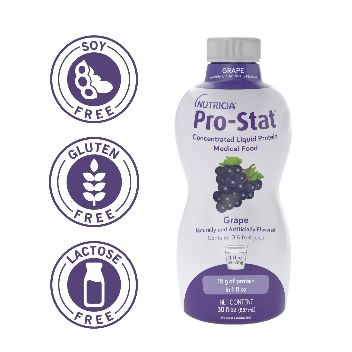 Pro-Stat® Oral Supplement Grape Flavor Liquid 30 oz. Bottle (728063_CS)
