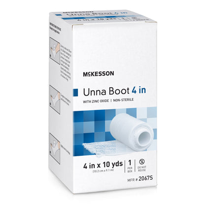 McKesson Unna Boot Zinc Oxide 4 Inch X 10 Yard (1220879_CS)