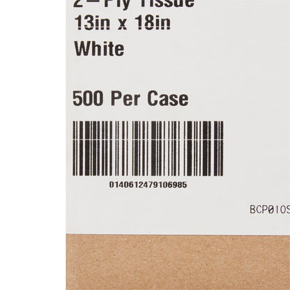 McKesson Procedure Towel 13 W X 18 L Inch White NonSterile (199440_CS)