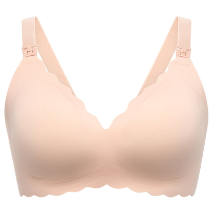 Momcozy Nursing Bra Beige Large 36 to 38 Inch (1261822_EA)