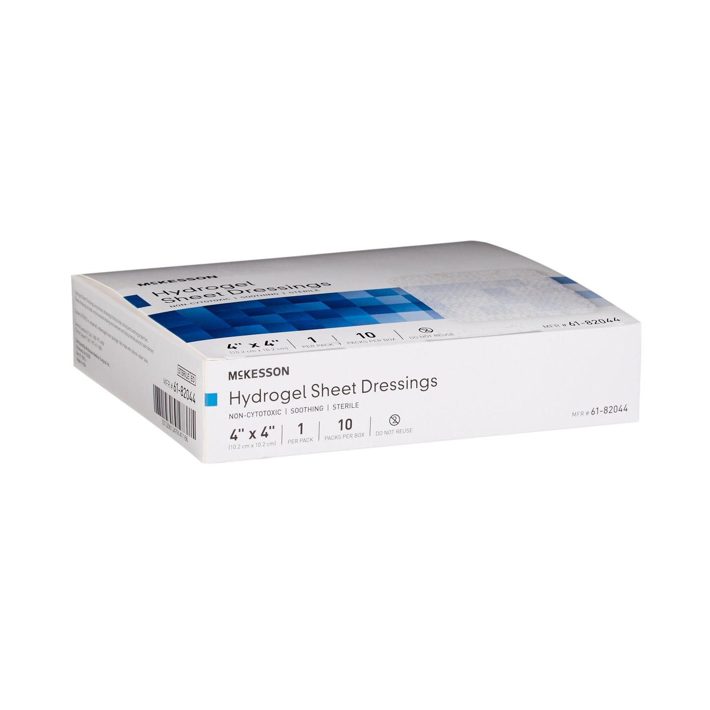 McKesson Hydrogel Wound Dressing Sheet 4 X 4 Inch Sterile (494194_CS)