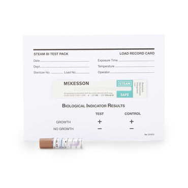 McKesson Sterilization Biological Indicator Pack Steam (524875_CS)