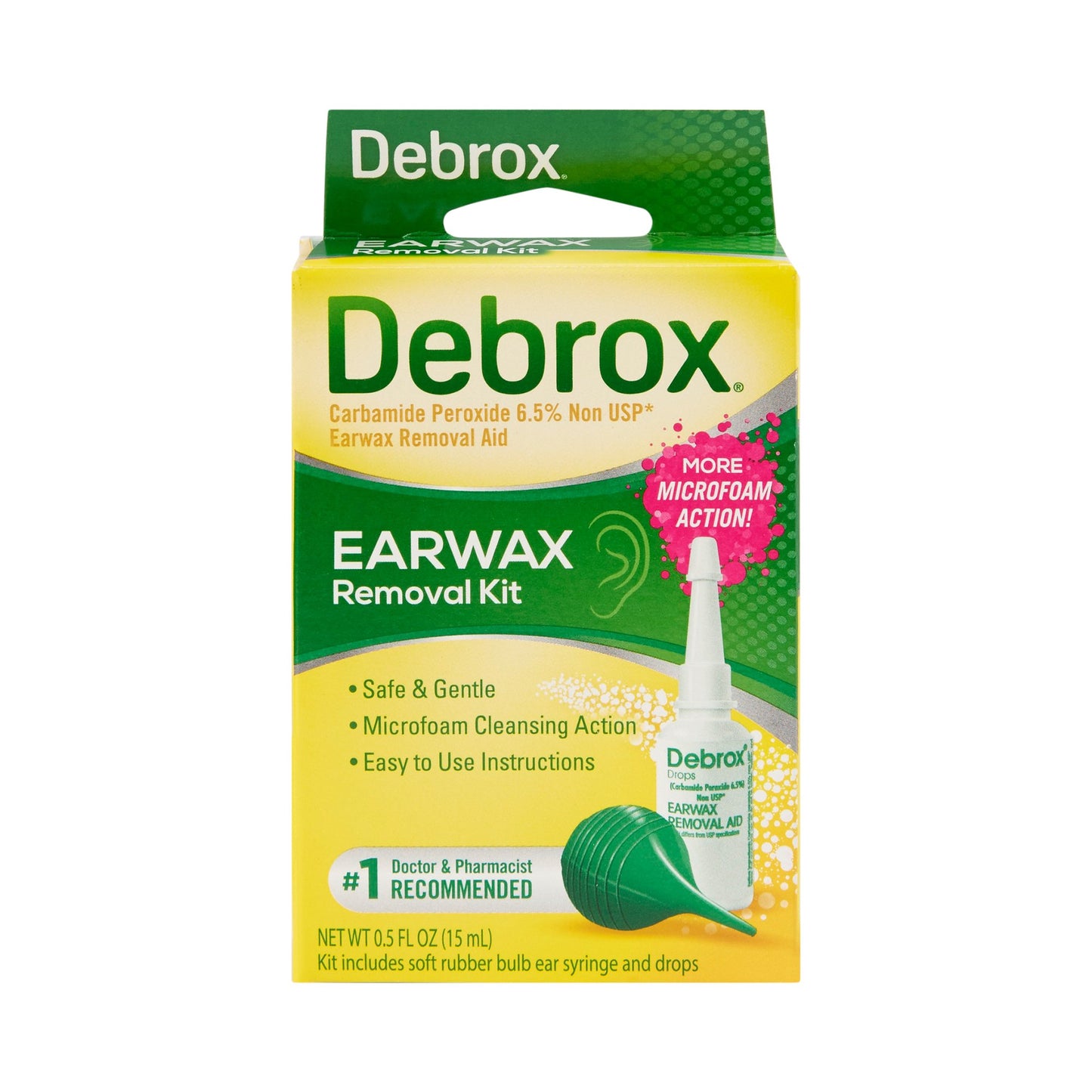 Debrox® Ear Wax Remover 0.5 oz. Otic Drops 6.5% Strength Carbamide Peroxide (835407_EA)