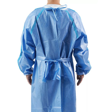 Cardinal Health™ Chemotherapy Procedure Gown One Size Fits Most Blue NonSterile AAMI Level 4 Disposable (1253174_BG)