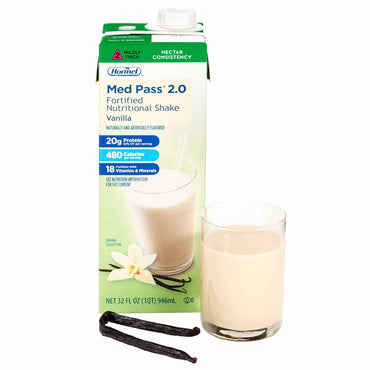 Med Pass® 2.0 Oral Supplement Vanilla Flavor Liquid 32 oz. Carton (579408_CS)