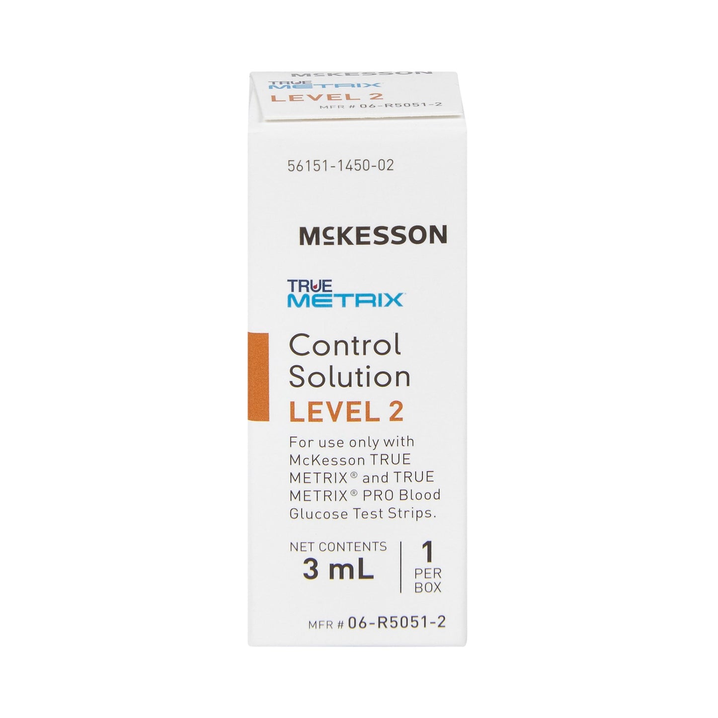 McKesson TRUE METRIX® Blood Glucose Control Solution 3 mL Level 2 (960301_EA)