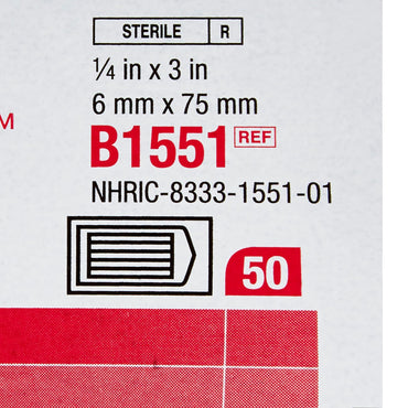 Steri-Strip™ Skin Closure Strip 1/4 X 3 Inch Nonwoven Material Flexible Strip Tan (5786_BX)