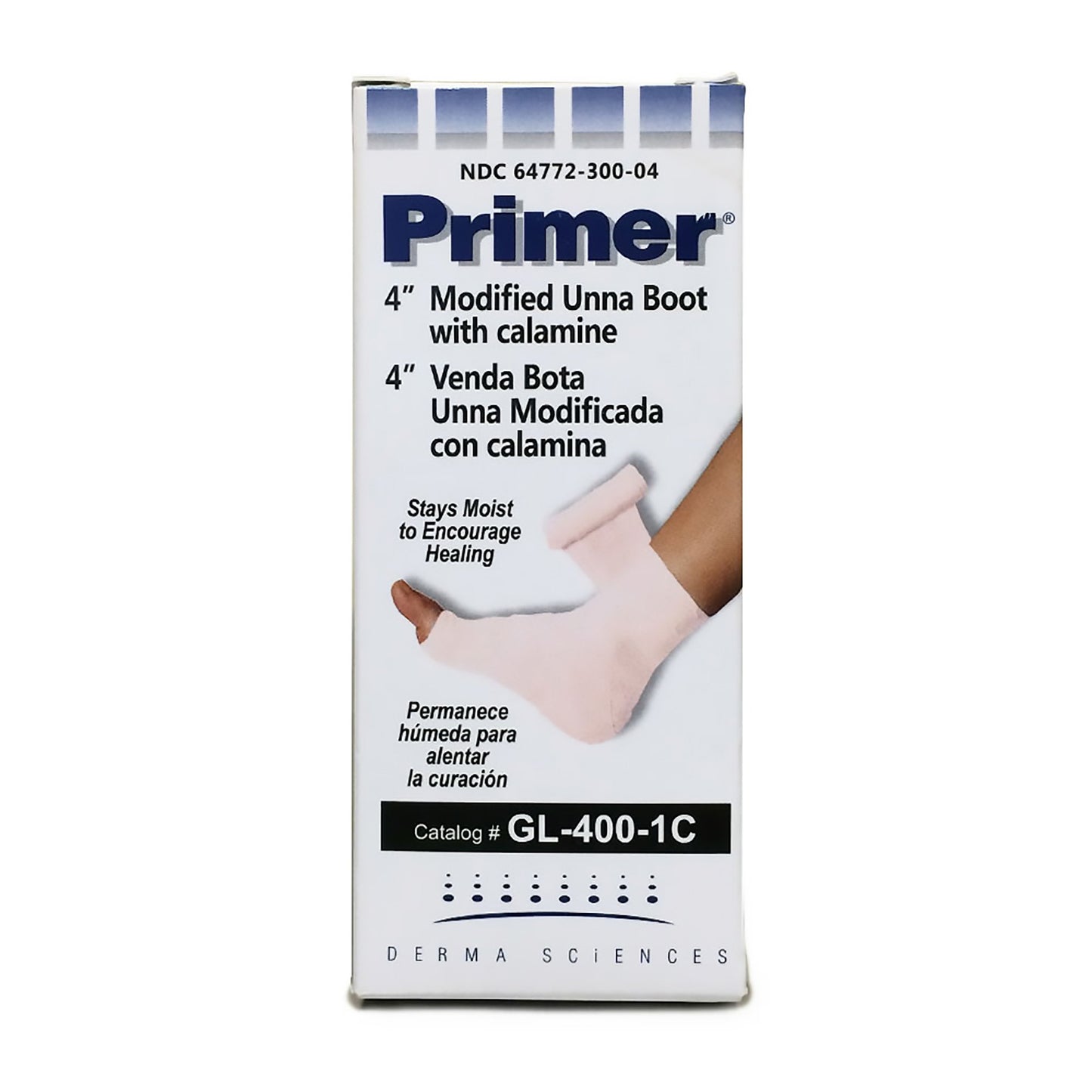 Primer® Unna Boot Zinc Oxide / Calamine 4 Inch X 10 Yard (202273_EA)