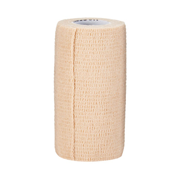 McKesson Cohesive Bandage 4 Inch X 5 Yard Self-adherent Closure Tan NonSterile Standard Compression (464154_PK)
