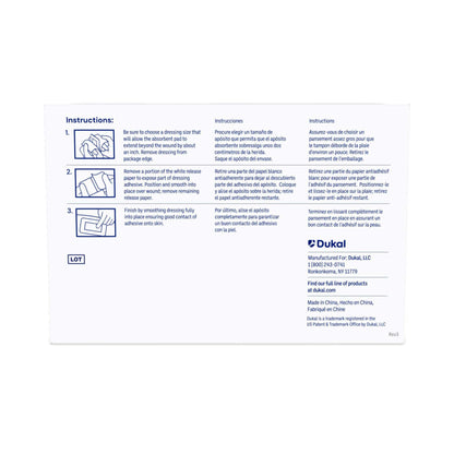 Dukal Island Dressing 2 X 3 Inch Rectangle Sterile (815227_BX)