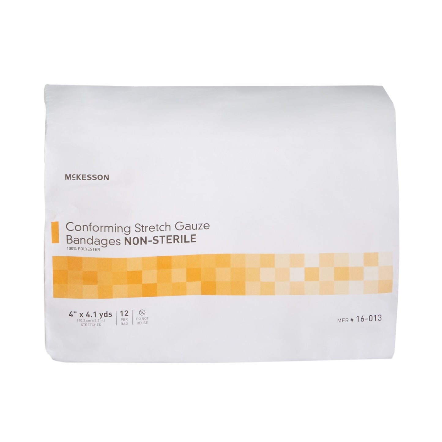 McKesson Conforming Bandage 4 Inch X 4-1/10 Yard NonSterile 12 per Pack (993034_BG)
