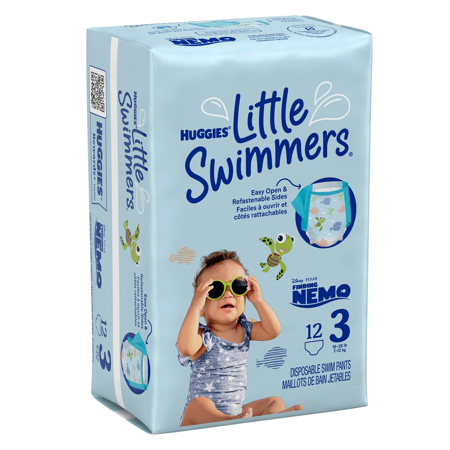 Huggies® Little Swimmers® Unisex Baby Swim Diaper Size 3 Disposable Heavy Absorbency (812720_CS)