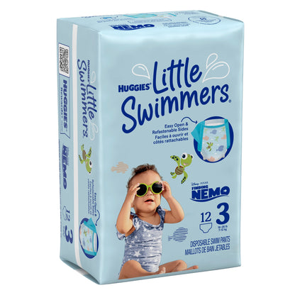 Huggies® Little Swimmers® Unisex Baby Swim Diaper Size 3 Disposable Heavy Absorbency (812720_CS)