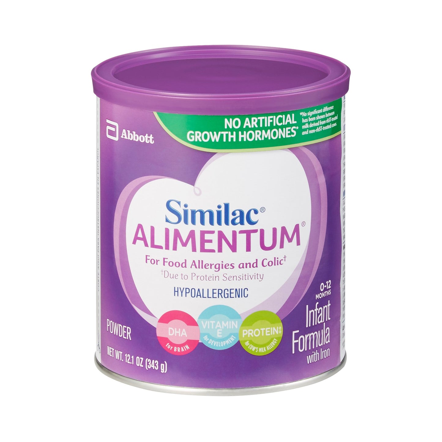 Similac® Alimentum® Infant Formula Unflavored 12.1 oz. Can Powder Food Allergies (1008930_EA)