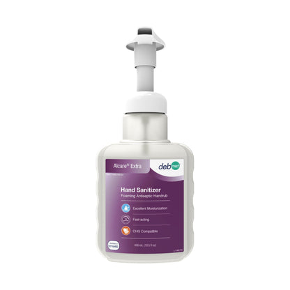 Alcare® Extra Hand Sanitizer 400 mL Ethyl Alcohol Foaming Pump Bottle (1126263_CS)
