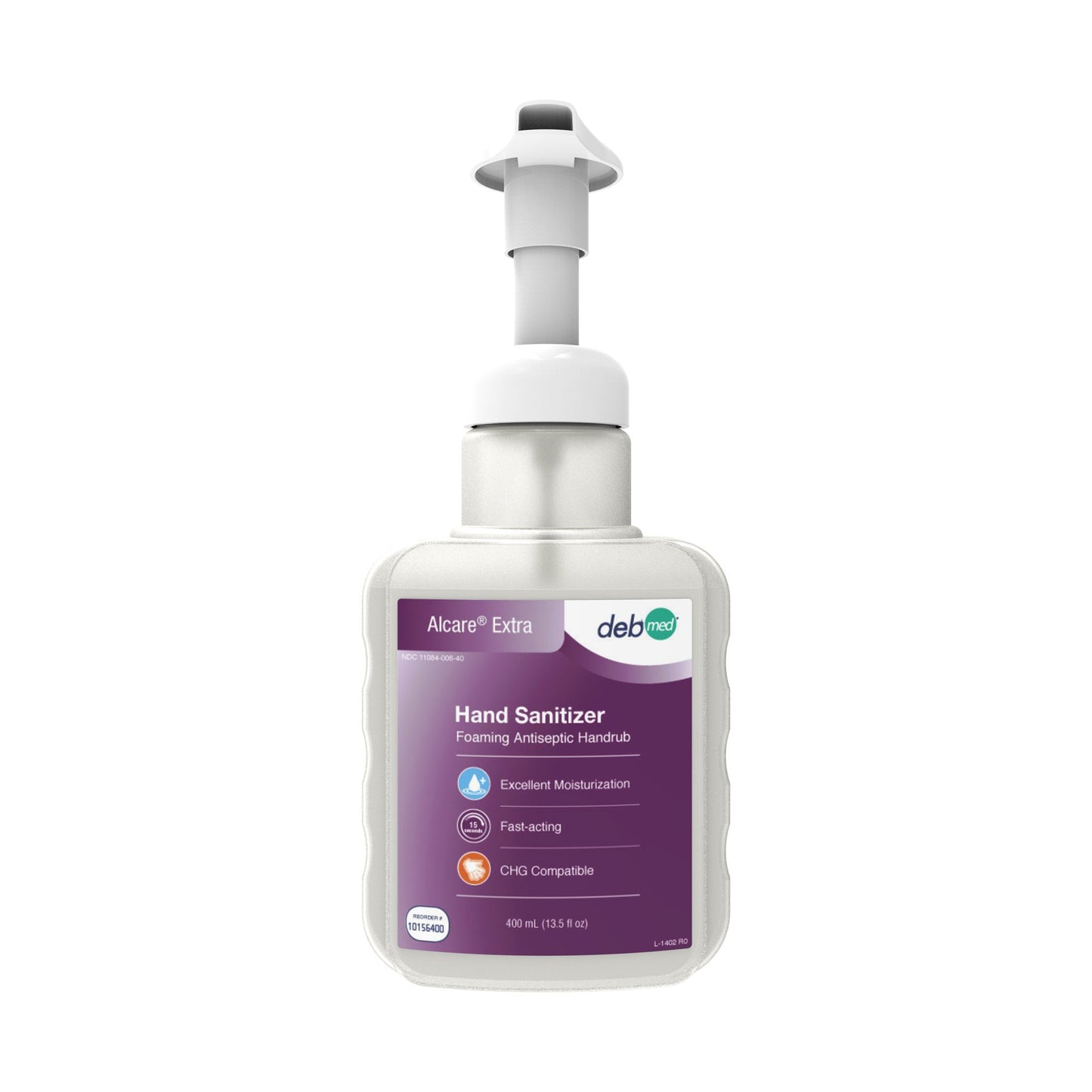 Alcare® Extra Hand Sanitizer 400 mL Ethyl Alcohol Foaming Pump Bottle (1126263_EA)