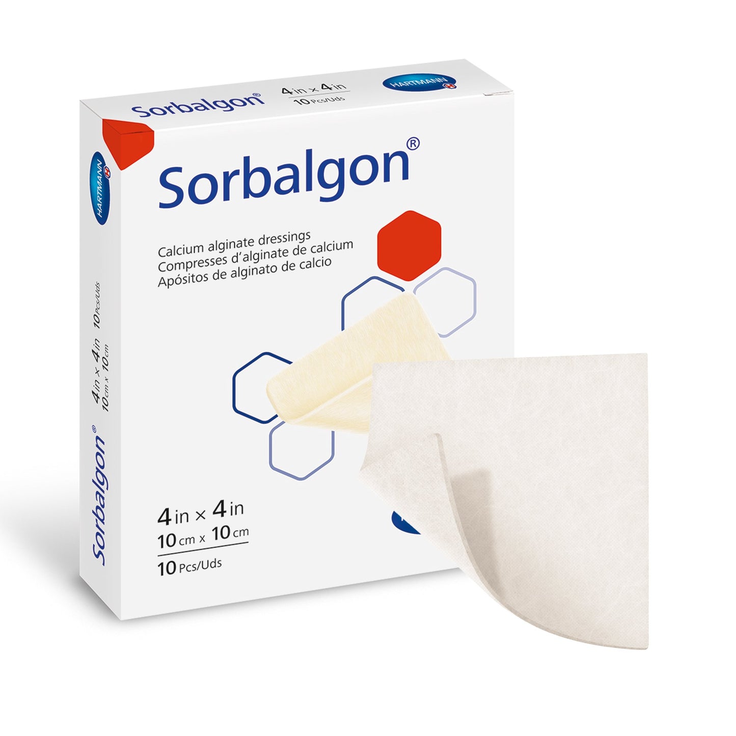 Sorbalgon® Alginate Dressing 4 X 4 Inch Square (473914_EA)