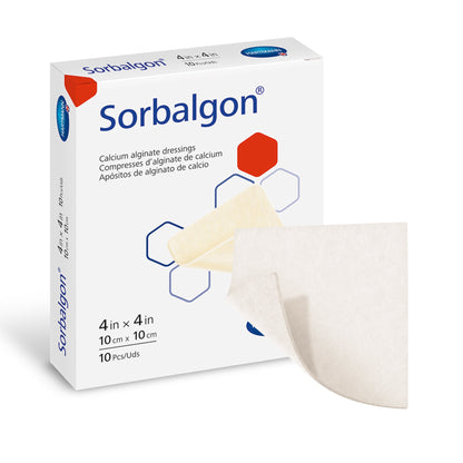 Sorbalgon® Alginate Dressing 4 X 4 Inch Square (473914_BX)
