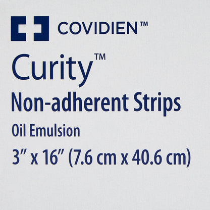 Curity™ Oil Emulsion Impregnated Dressing Rectangle 3 X 16 Inch Sterile (218271_EA)