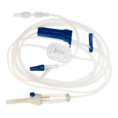 McKesson IV Pump Set Pump 1 Port 10 Drops / mL Drip Rate 0.2 Micron Filter 102 Inch Tubing Solution Without Flow Regulator (1173999_BX)