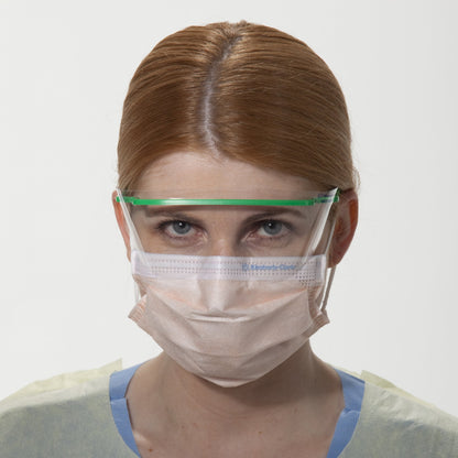 FluidShield Procedure Mask Anti-fog Foam ASTM Level 3 Earloops One Size Fits Most (418298_CS)
