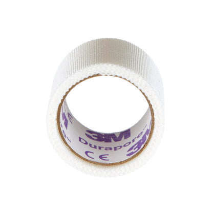 3M™ Durapore™ Medical Tape White 1 Inch X 1-1/2 Yard Silk-Like Cloth NonSterile (6020_CS)