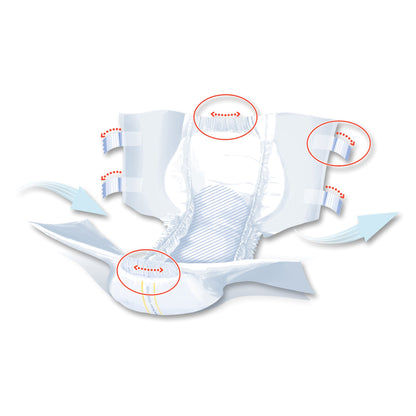 Seni® Super Plus Unisex Adult Incontinence Brief Medium Disposable Heavy Absorbency (1163863_PK)