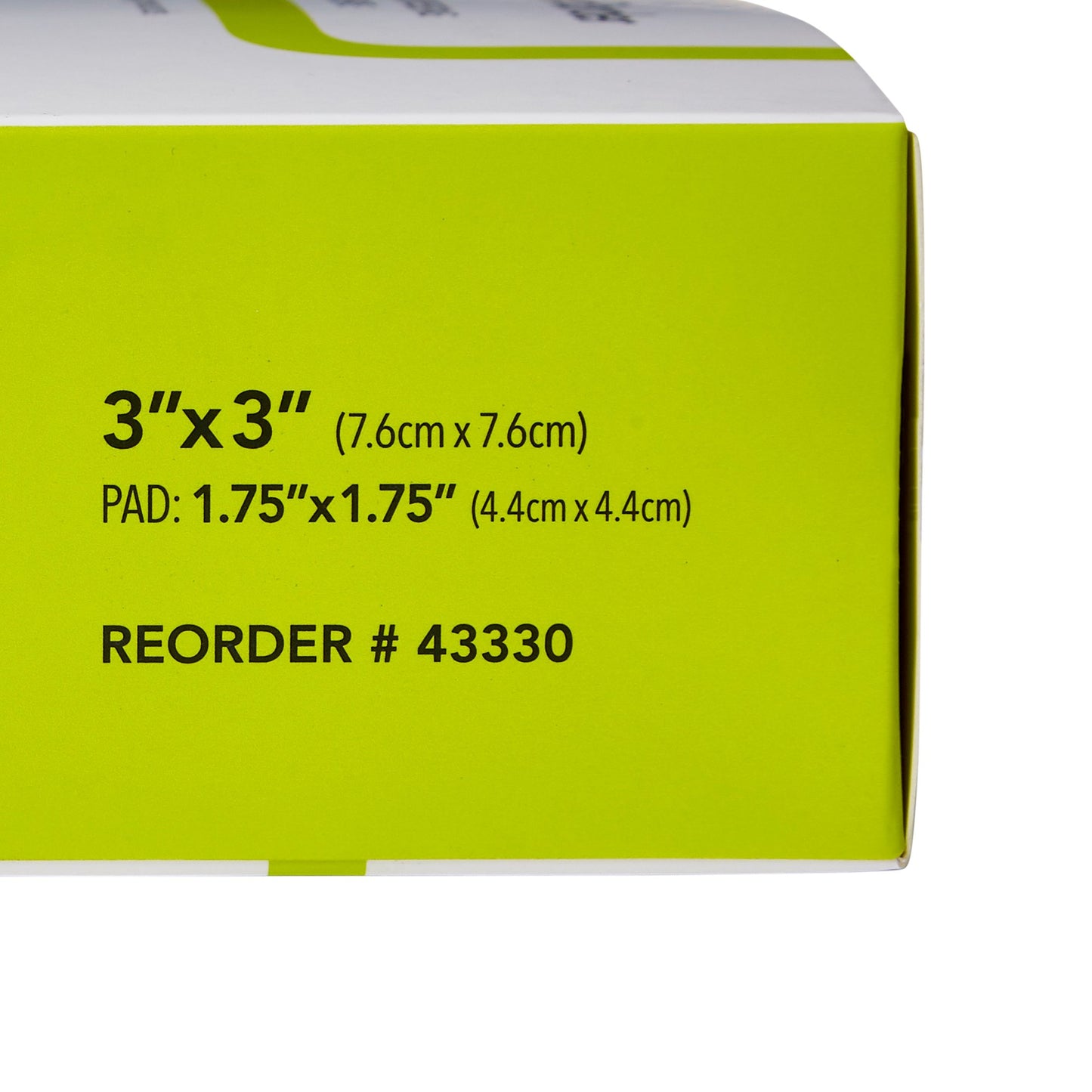 ComfortFoam™ Border Foam Dressing 3 X 3 Inch With Border Waterproof Backing Silicone Adhesive Square Sterile (946493_EA)
