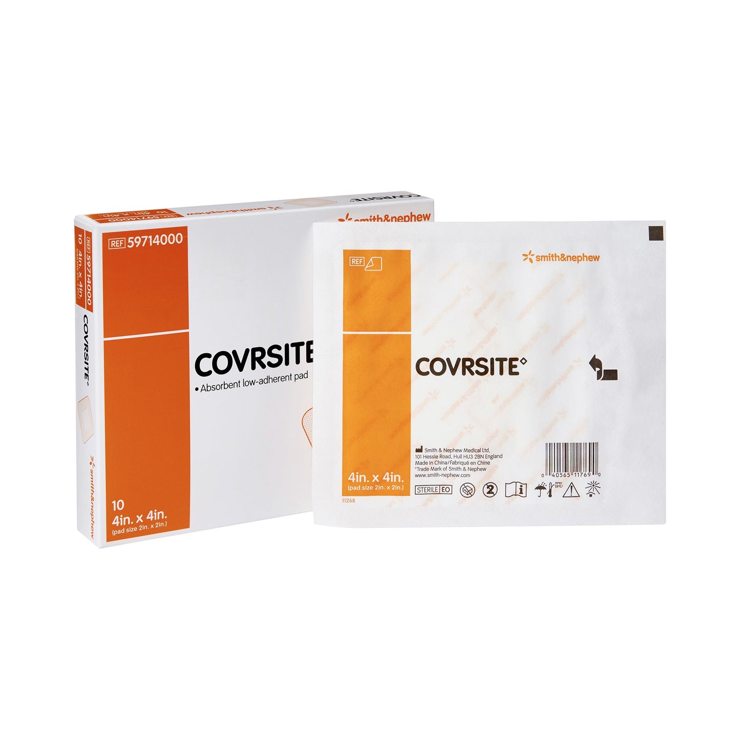 Covrsite Composite Dressing 4 X 4 Inch Square NonSterile Film Backing (363486_BX)