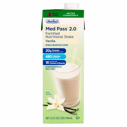Med Pass® 2.0 Oral Supplement Vanilla Flavor Liquid 32 oz. Carton (579408_EA)