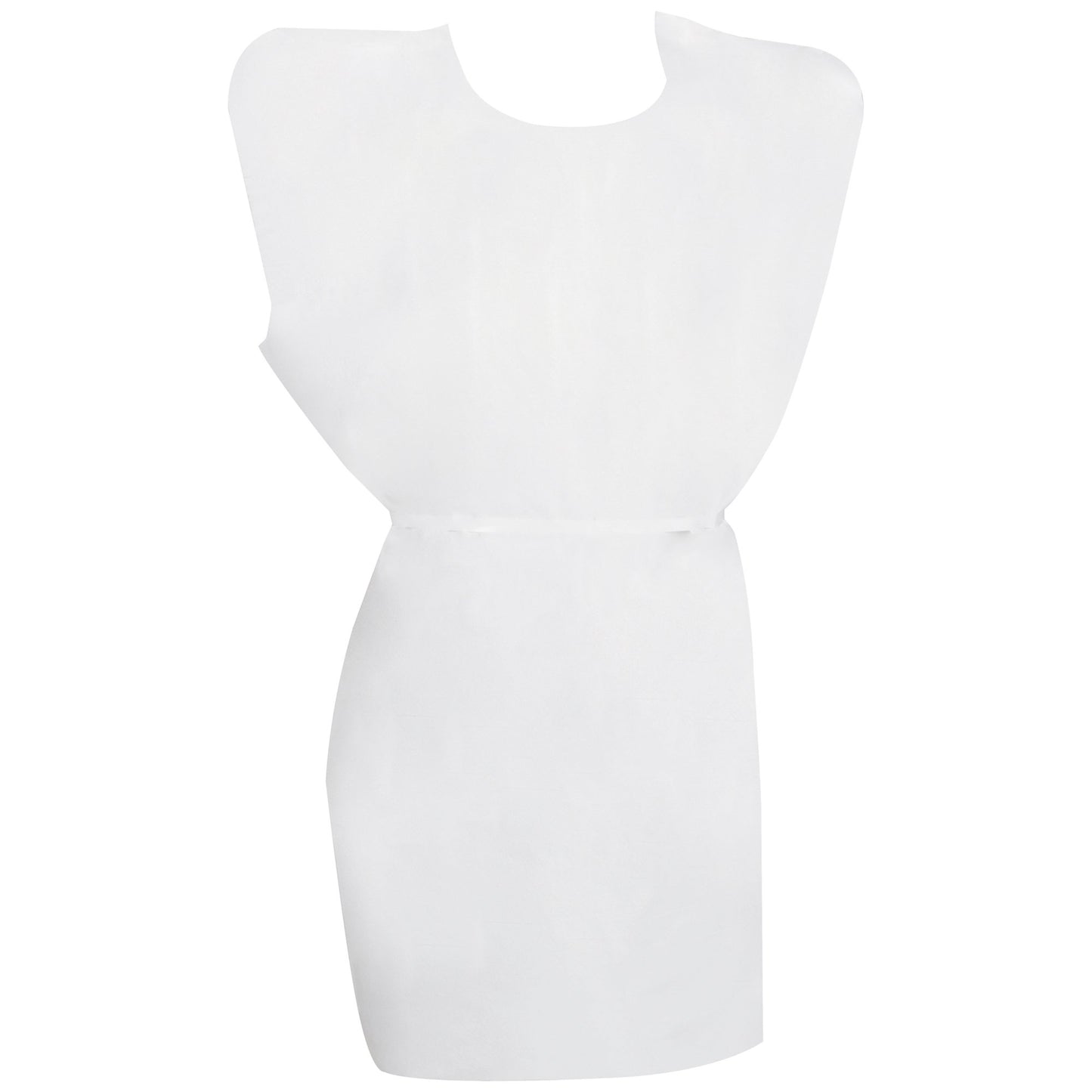 McKesson Patient Exam Gown One Size Fits Most White Disposable (201061_EA)