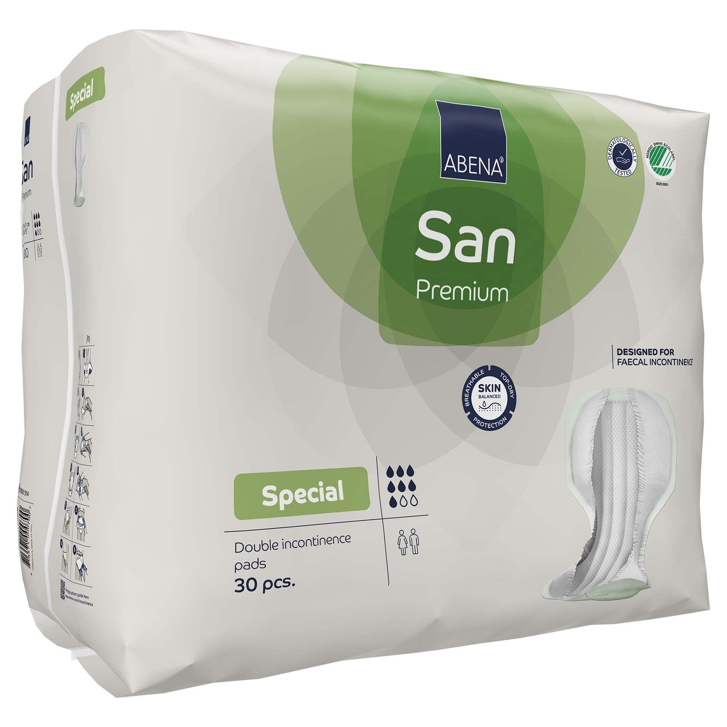 Abena® San Premium Special Incontinence Liner 14.5 X 28.7 Inch Heavy Absorbency Fluff / Polymer Core One Size Fits Most (1218224_PK)