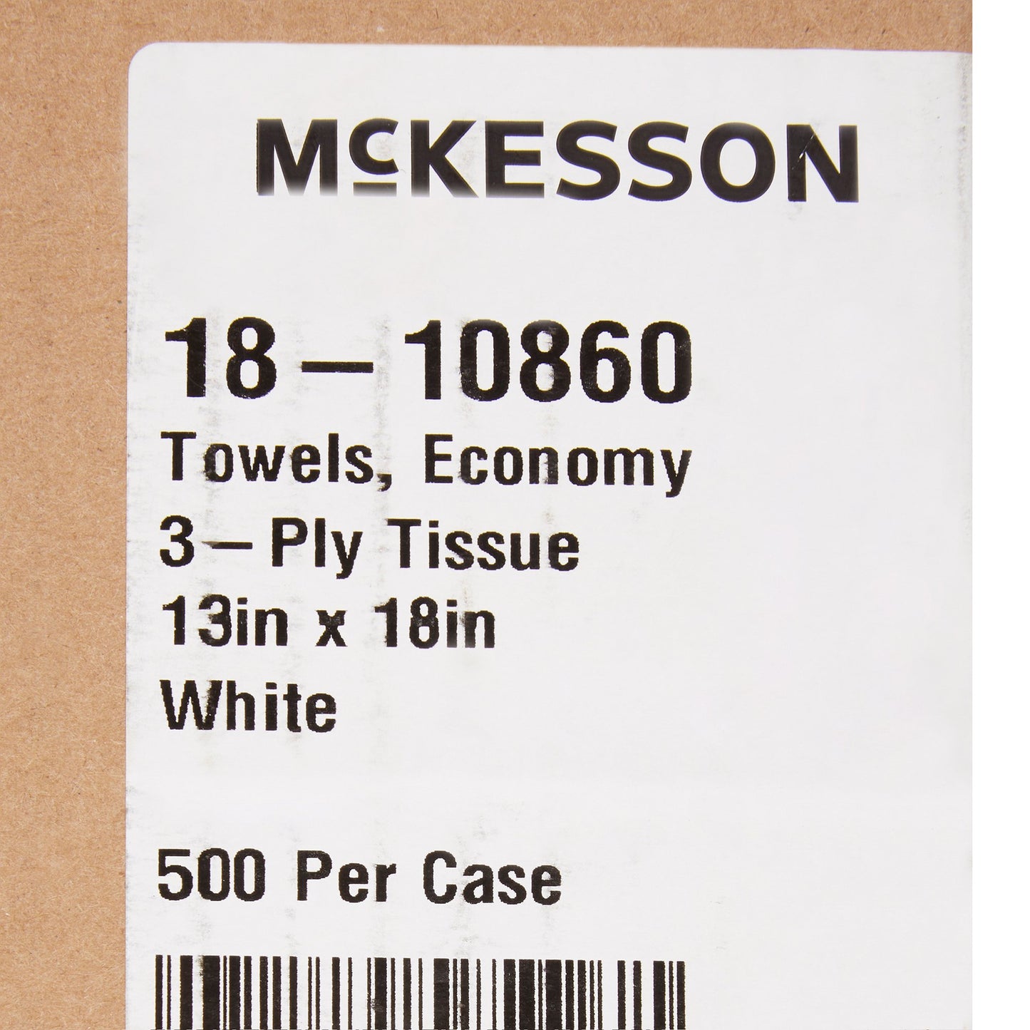 McKesson Procedure Towel 13 W X 18 L Inch White NonSterile (201065_EA)
