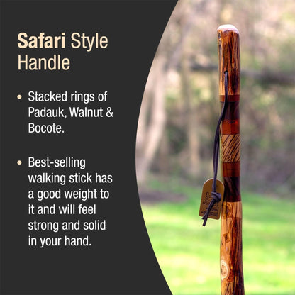 Brazos™ Walking Stick Wood 55 Inch Height Safari (1229023_EA)