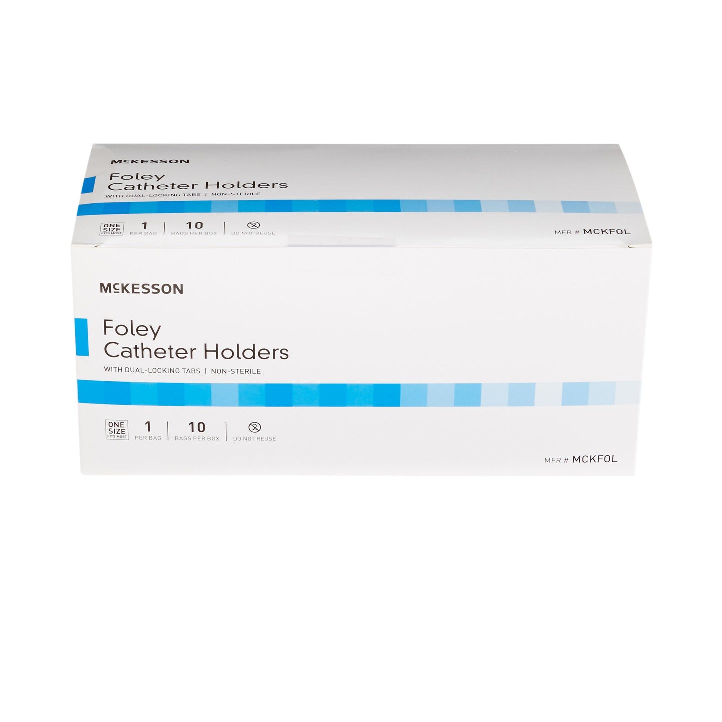 McKesson Leg Strap 2 X 24 Inch Length, Dual-Locking Tabs, Stretch Material, Hook and Loop Closure, Nonsterile (1107740_BG)