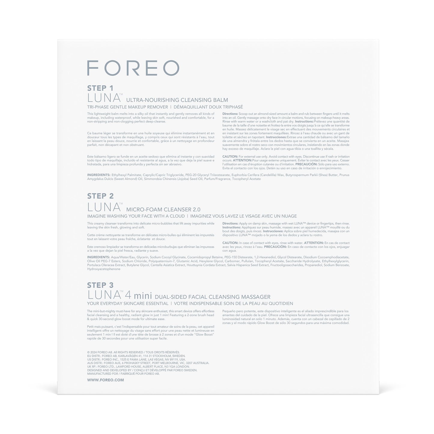 LUNA™ 4 Mini Swedish Skin Care Essentials Set LUNA™ 4 Mini (1252657_EA)